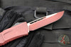 Microtech Combat Troodon Gen III OTF Knife- Single Edge- Weathered Crimson Red Handle And Plain Edge Blade 1143-1 WCM Gen III
