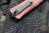 Microtech Combat Troodon Gen III OTF Knife- Single Edge- Weathered Crimson Red Handle And Plain Edge Blade 1143-1 WCM Gen III