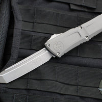 Microtech Combat Troodon Gen III OTF Knife- Tanto Edge- Natural Clear Finished Handle- Apocalyptic Blade 1144-10 APNC Gen III 2024