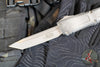 Microtech Combat Troodon Gen III OTF Knife- Tanto Edge- Weathered Metal Finished Handle- Apocalyptic Blade 1144-10 APWME Gen III