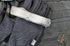 Microtech Combat Troodon Gen III OTF Knife- Tanto Edge- Weathered Metal Finished Handle- Apocalyptic Blade 1144-10 APWME Gen III