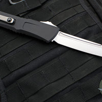 Microtech Combat Troodon Gen III OTF Knife- Tanto Edge- Black Handle- Stonewash Blade 1144-10 Gen III 2024