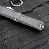 Microtech Combat Troodon Gen III OTF Knife- Tanto Edge- Black Handle- Stonewash Blade 1144-10 Gen III 2024