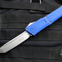 Microtech Combat Troodon Gen III OTF Knife- Tanto Edge- Navy Blue Finished Handle- Stonewash Blade 1144-10 NA Gen III 2024