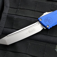 Microtech Combat Troodon Gen III OTF Knife- Tanto Edge- Navy Blue Finished Handle- Stonewash Blade 1144-10 NA Gen III 2024