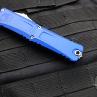 Microtech Combat Troodon Gen III OTF Knife- Tanto Edge- Navy Blue Finished Handle- Stonewash Blade 1144-10 NA Gen III 2024