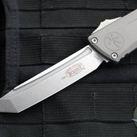 Microtech Combat Troodon Gen III OTF Knife- Tanto Edge- Natural Clear Finished Handle- Stonewash Blade 1144-10 NC Gen III 2024