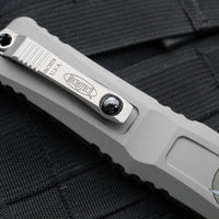 Microtech Combat Troodon Gen III OTF Knife- Tanto Edge- Natural Clear Finished Handle- Stonewash Blade 1144-10 NC Gen III 2024