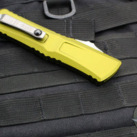 Microtech Combat Troodon Gen III OTF Knife- Tanto Edge- OD Green Handle- Stonewash Blade 1144-10 OD Gen III 2024