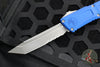 Microtech Combat Troodon Gen III OTF Knife- Tanto Edge- Navy Blue Handle- Apocalyptic Part Serrated Blade 1144-11 APNA Gen III 2024