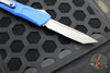 Microtech Combat Troodon Gen III OTF Knife- Tanto Edge- Navy Blue Handle- Apocalyptic Part Serrated Blade 1144-11 APNA Gen III 2024