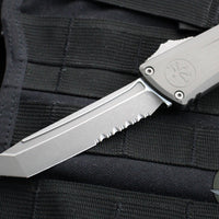 Microtech Combat Troodon Gen III OTF Knife- Tanto Edge- Natural Clear Handle- Apocalyptic Part Serrated Blade 1144-11 APNC Gen III 2024