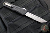 Microtech Combat Troodon Gen III OTF Knife- Tanto Edge- Black Handle- Stonewash Part Serrated Blade 1144-11 Gen III 2024