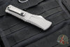 Microtech Combat Troodon Gen III OTF Knife- Tanto Edge- Natural Clear Handle- Stonewash Part Serrated Blade 1144-11 NC Gen III 2024