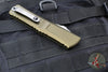 Microtech Combat Troodon Gen III OTF Knife- Tanto Edge- OD Green Finished Handle- Stonewash Part Serrated Blade 1144-11 OD Gen III