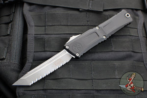 Microtech Combat Troodon Gen III OTF Knife- Tanto Edge- Black Handle- Apocalyptic Full Serrated Blade 1144-12 AP Gen III 2024