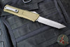 Microtech Combat Troodon Gen III OTF Knife- Tanto Edge- OD Green Handle- Apocalyptic Full Serrated Blade 1144-12 APOD Gen III