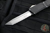 Microtech Combat Troodon Gen III OTF Knife- Tanto Edge- Black Handle- Stonewash Full Serrated Blade 1144-12 Gen III 2024