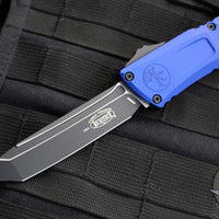 Microtech Combat Troodon Gen III OTF Knife- Tanto Edge- Navy Blue Finished Handle- Black Blade 1144-1 NA Gen III 2024