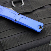 Microtech Combat Troodon Gen III OTF Knife- Tanto Edge- Navy Blue Finished Handle- Black Blade 1144-1 NA Gen III 2024