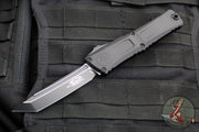 Microtech Combat Troodon Gen III OTF Knife- Tanto Edge- Tactical- Black Handle- Black Blade 1144-1 T Gen III