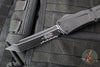 Microtech Combat Troodon Gen III OTF Knife- Tanto Edge- Tactical- Black Handle- Black Part Serrated Blade 1144-2 T Gen III