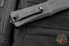 Microtech Combat Troodon Gen III OTF Knife- Tanto Edge- Tactical- Black Handle- Black Full Serrated Blade 1144-3 T Gen III