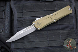 Microtech Combat Troodon Gen III OTF Knife- Bowie Edge- OD Green Handle- Apocalyptic Plain Edge Blade 1146-10 APOD Gen III 2025