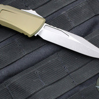 Microtech Combat Troodon Gen III OTF Knife- Bowie Edge- OD Green Handle- Apocalyptic Plain Edge Blade 1146-10 APOD Gen III 2025