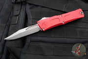 Microtech Combat Troodon Gen III OTF Knife- Bowie Edge- Red Handle- Apocalyptic Plain Edge Blade 1146-10 APRD Gen III 2025
