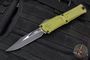 Microtech Combat Troodon Gen III OTF Knife- Bowie Edge- OD Green Handle- Black Plain Edge Blade 11436-1 OD Gen III 2024