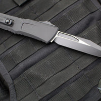 Microtech Combat Troodon Gen III OTF Knife- Bowie Edge- Tactical- Black Handle- Black Plain Edge Blade 1146-1 T Gen III 2024