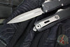 Microtech UTX-70 OTF Knife- Gen IV- Double Edge- Black Handle- Apocalyptic Blade 11474-10 AP