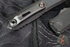 Microtech UTX-70 OTF Knife- Gen IV- Double Edge- Tactical- Black Handle- Black Blade 11474-1 T