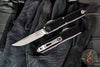 Microtech UTX-70 OTF Knife- Gen IV- Single Edge- Black Handle- Stonewash Blade 11484-10