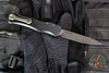 Microtech Halo IV- Single Edge- Marfione Select- Black Handle- Etched Baker Forge Coppermai Damascus Blade 1150-16 MS2