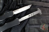 Microtech Halo IV- Tanto Edge- Marfione Select- Black Handle- Stonewash Blade 1151-10 MS1