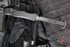 Microtech Halo IV- Tanto Edge- Marfione Select- Black Handle- DLC Apocalyptic Blade And HW 1151-1 DLCTMS1