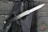 Microtech Nemesis IV- Double Edge- Marfione Select- Black Handle- Stonewash Blade 1152-10 MS1