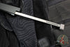 Microtech Nemesis IV- Double Edge- Marfione Select- Black Handle- Stonewash Blade 1152-10 MS1