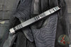 Microtech Nemesis IV- Double Edge- Marfione Select- Black Handle- Stonewash Blade 1152-10 MS1
