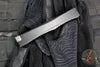 Microtech Nemesis IV- Double Edge- Marfione Select- Black Handle- Stonewash Blade 1152-10 MS1