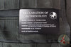 Microtech Nemesis IV- Double Edge- Marfione Select- Black Handle- Stonewash Blade- Galactic Purple Titanium Accents 1152-10 MS3