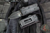 Microtech Exocet II Wallet Money Clip OTF Auto Knife- Tactical- Double Edge -Black Handle- Black Blade 1157-1 T