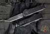 Microtech Scarab II- Gen III- Executive- Tanto Edge- Tactical- Black Handle- Black Full Serrated Edge Blade 1177-3 T