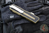 Microtech Scarab II 2024- D/E-S Double/Single Edge- OD Green Handle- Stonewash Plain Edge Blade 1180-10 OD