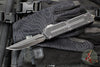 Microtech Scarab II- D/E-S Double/Single Edge-Shadow Edition- Black Finished Handle- Black DLC Plain Edge Blade 1180-1 DLCTSH