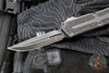 Microtech Scarab II- D/E-S Double/Single Edge-Shadow Edition- Black Finished Handle- Black DLC Plain Edge Blade 1180-1 DLCTSH