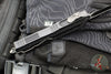 Microtech Scarab II- D/E-S Double/Single Edge-Shadow Edition- Black Finished Handle- Black DLC Plain Edge Blade 1180-1 DLCTSH