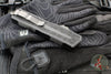 Microtech Scarab II- D/E-S Double/Single Edge-Shadow Edition- Black Finished Handle- Black DLC Plain Edge Blade 1180-1 DLCTSH